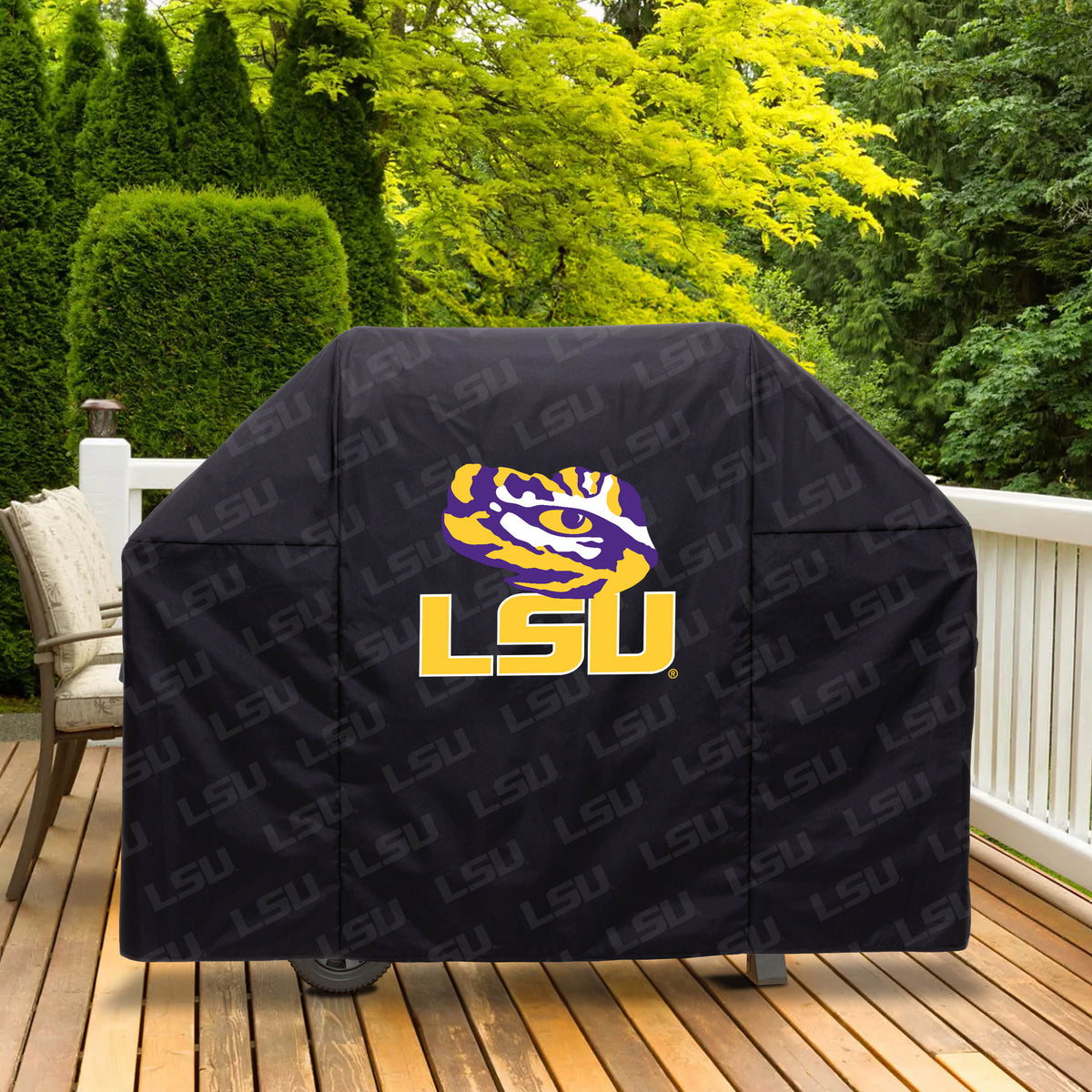 LSU Tigers Heavy Duty Grill Cover