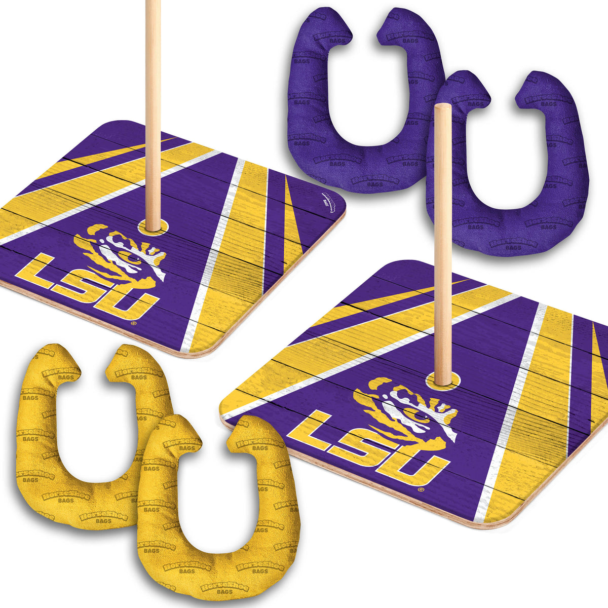 LSU Tigers Horseshoe Bag Game