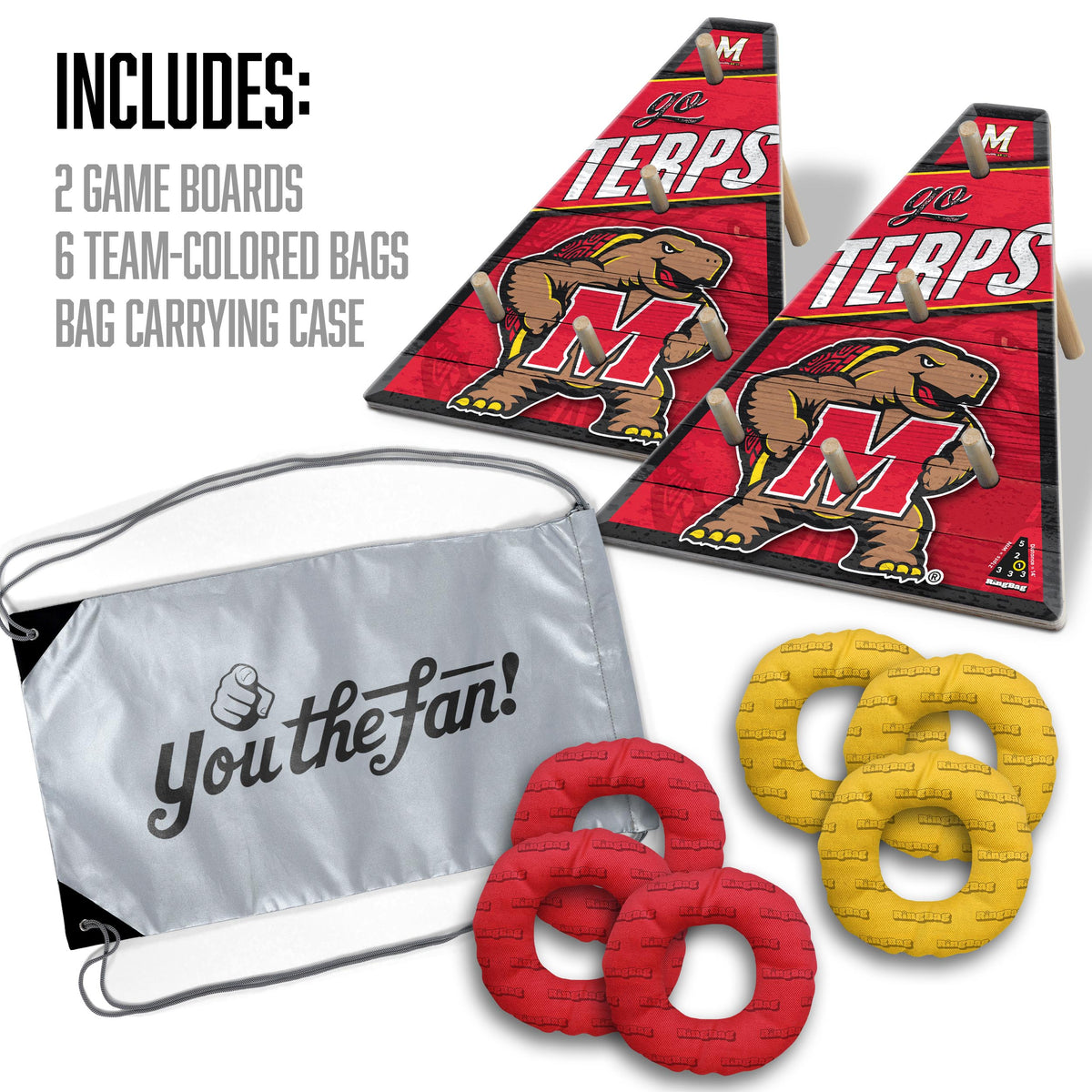 Maryland Terrapins Ring Bag Game