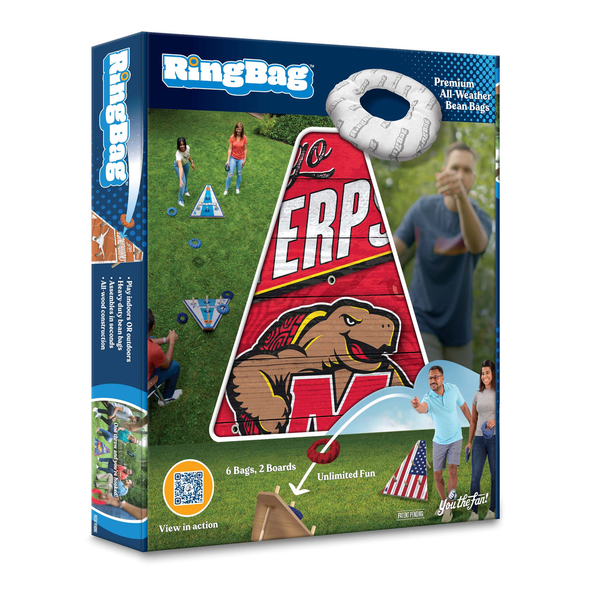 Maryland Terrapins Ring Bag Game