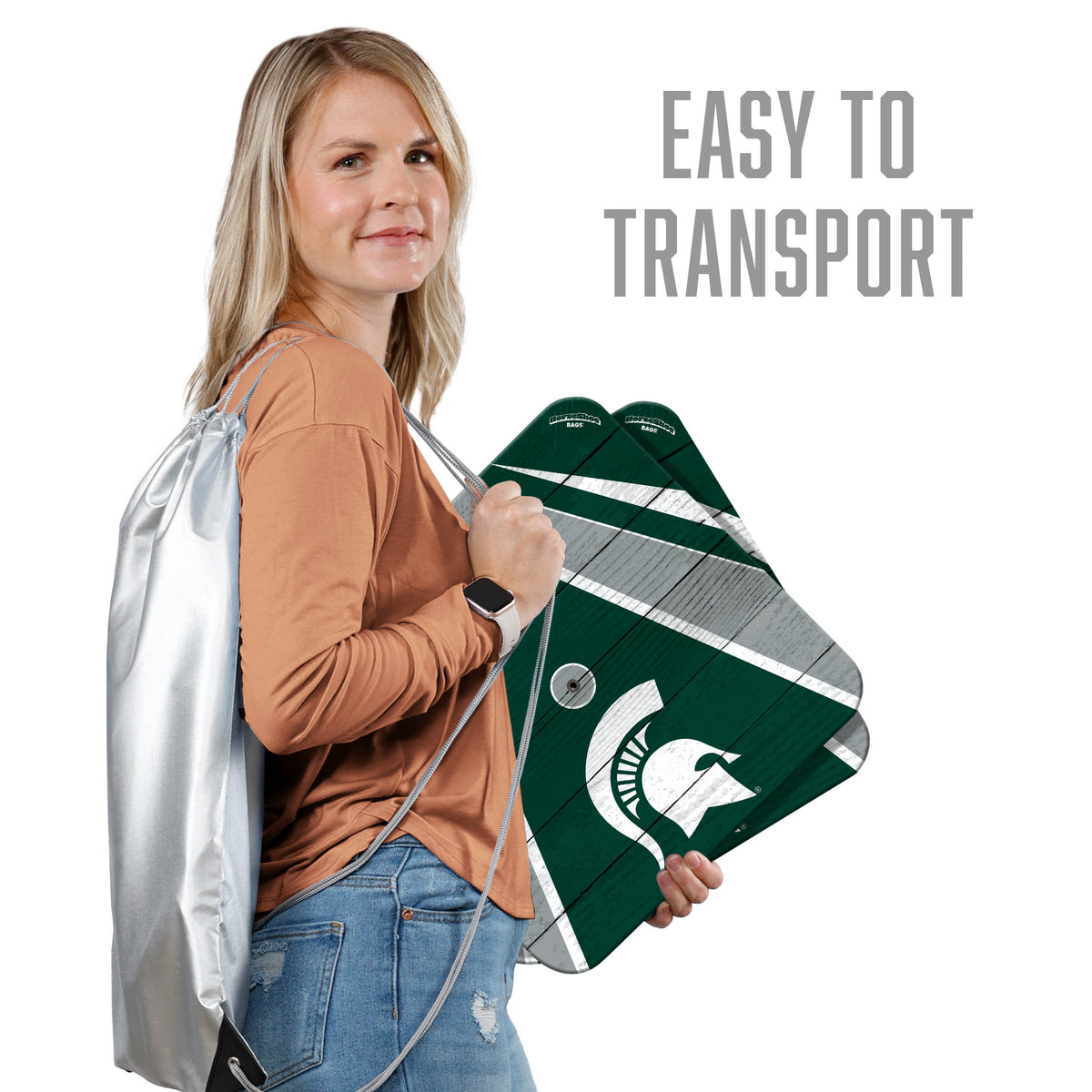 Michigan State Spartans Horseshoe Bag Game