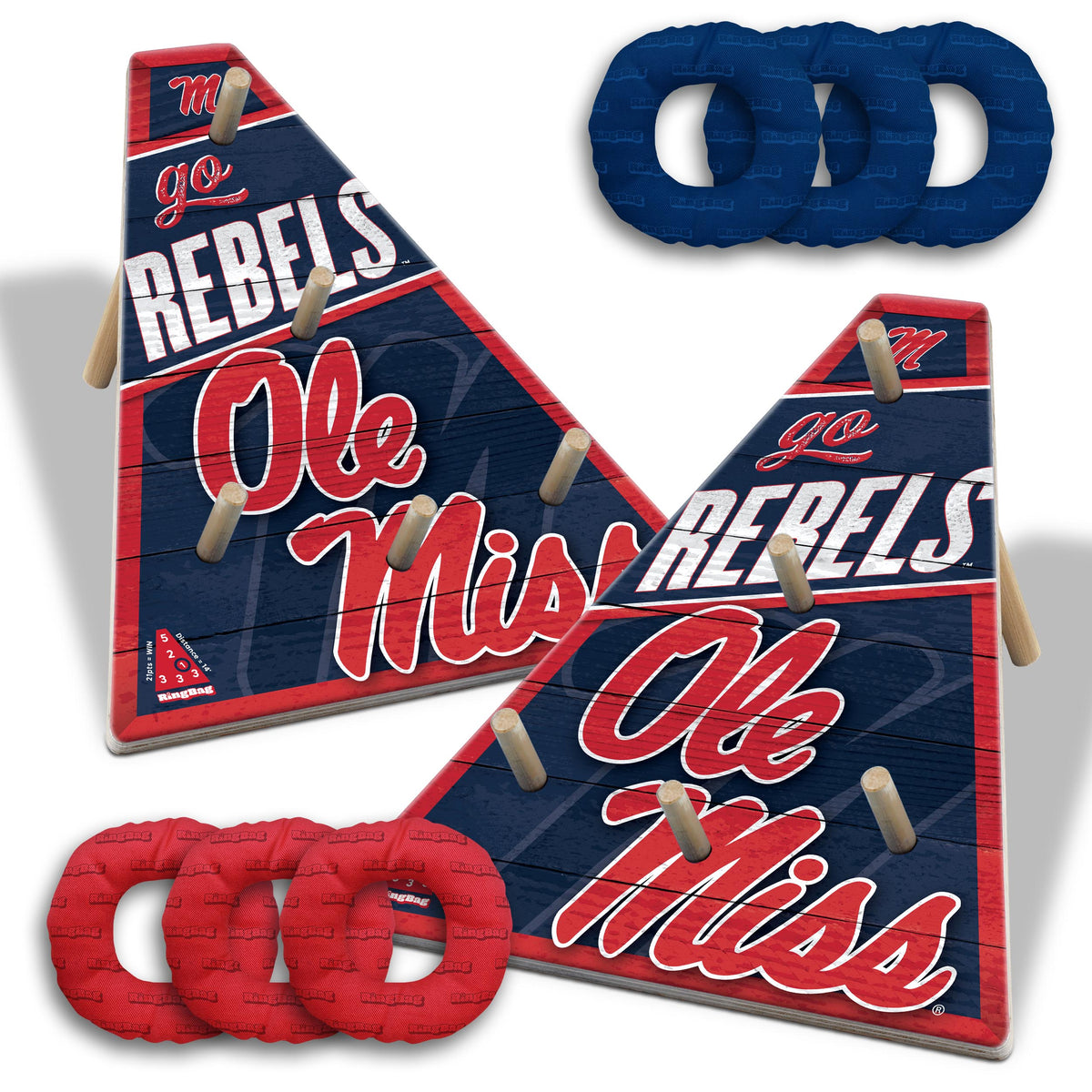 Mississippi Rebels Ring Bag Game