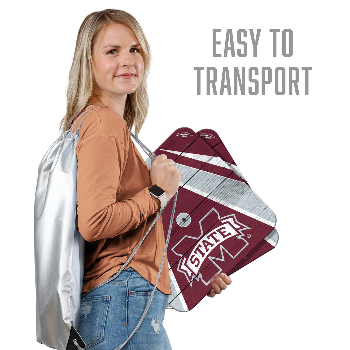 Mississippi State Bulldogs Horseshoe Bag Game