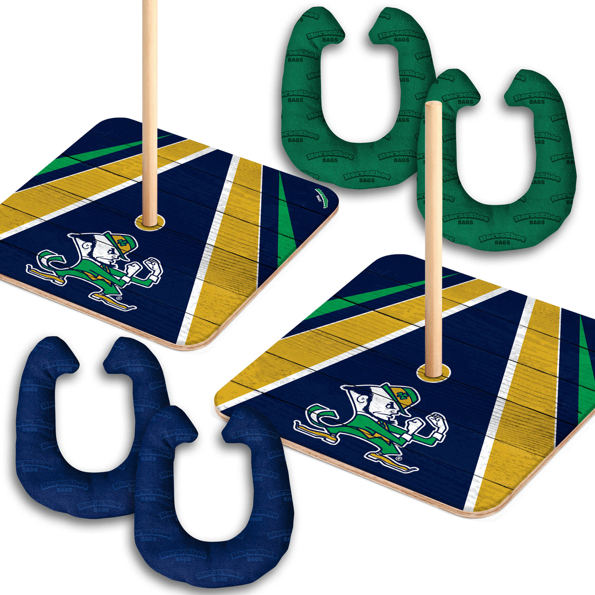 Notre Dame Fighting Irish Horseshoe Bag Game