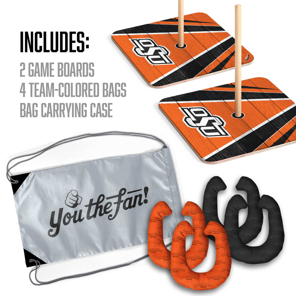 Oklahoma State Cowboys Horseshoe Bag Game