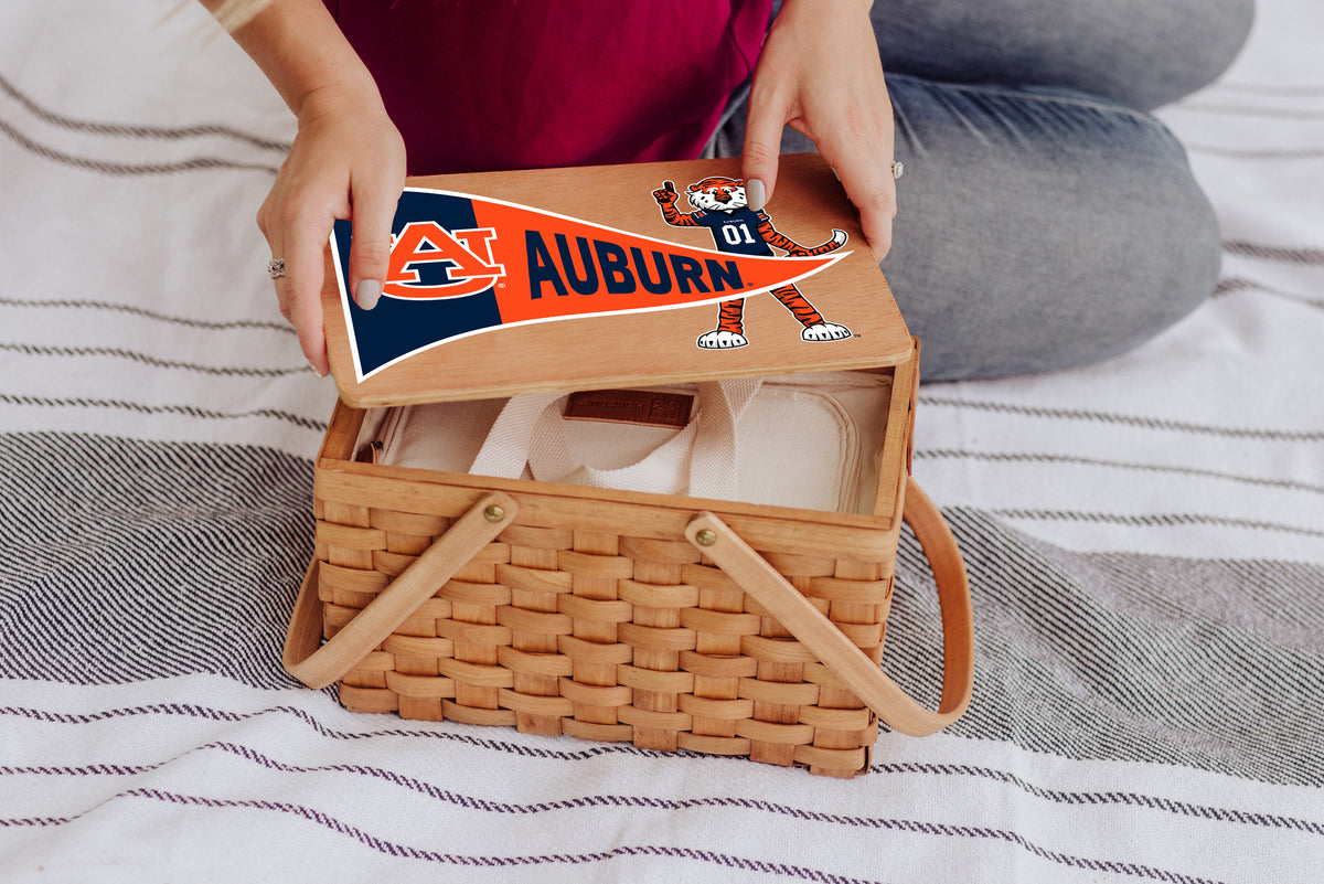 Auburn Tigers Poppy Personal Picnic Basket
