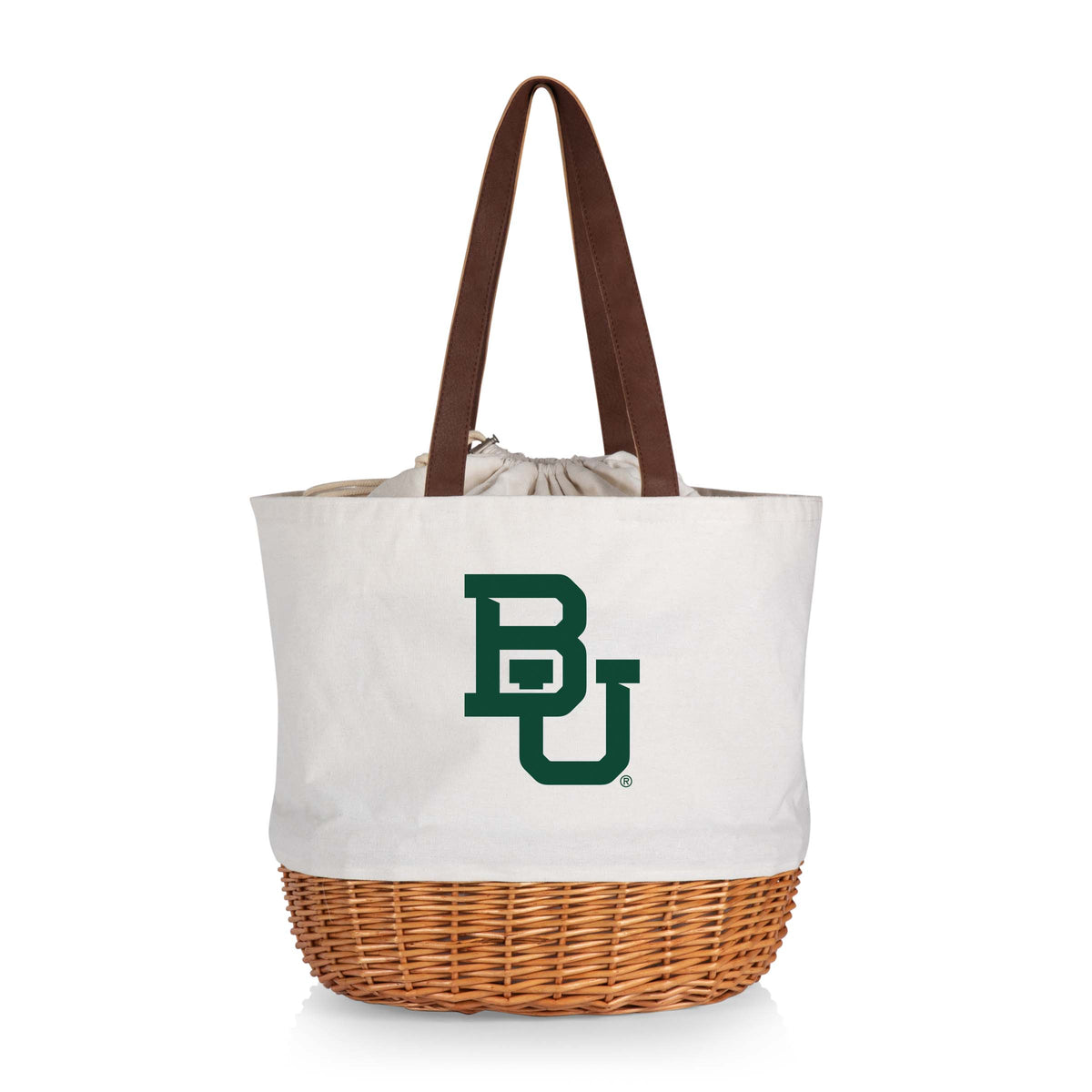 Baylor Bears Coronado Canvas and Willow Basket Tote