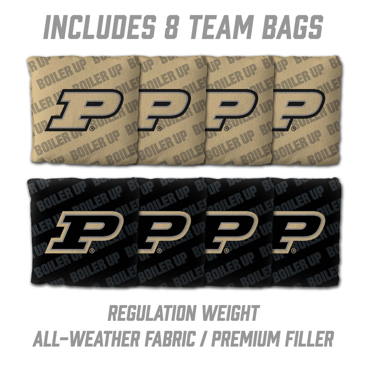 Purdue Boilermakers 2x3 All Wood Cornhole Game Set