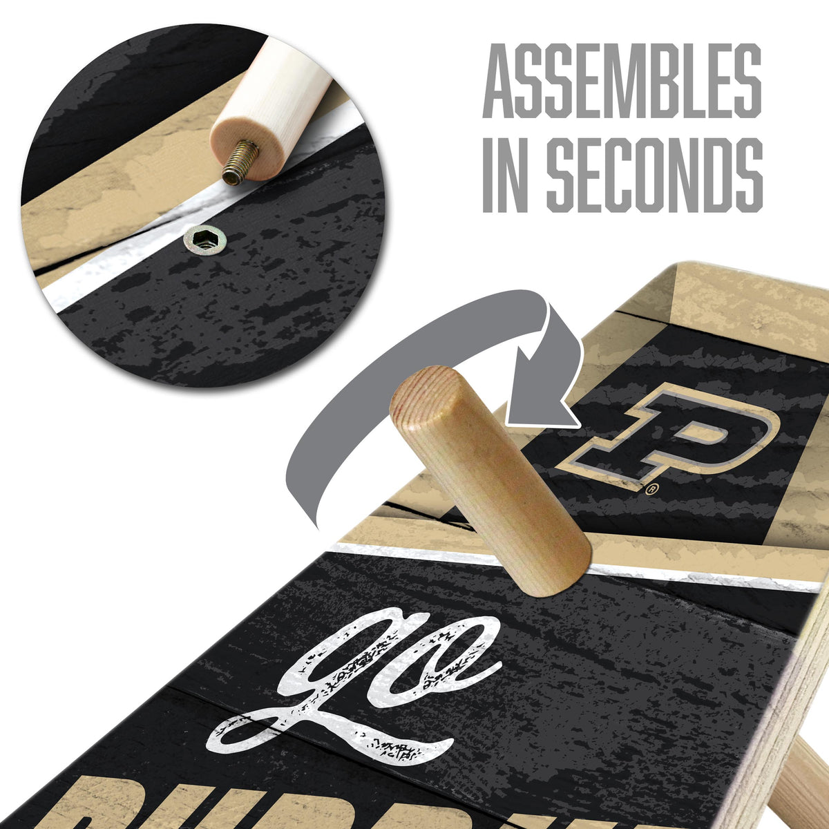 Purdue Boilermakers Ring Bag Game