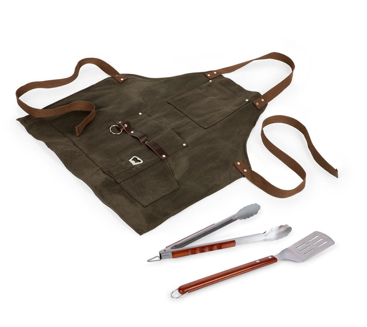 USC Trojans BBQ Apron with Tools & Bottle Opener
