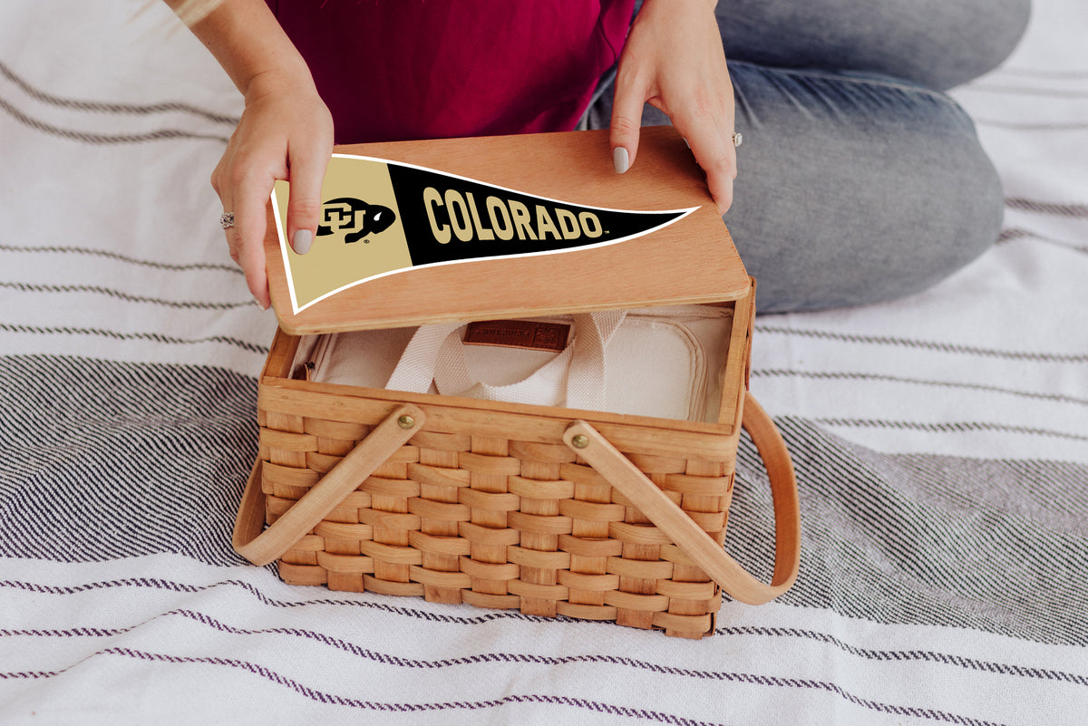 Colorado Buffaloes Poppy Personal Picnic Basket