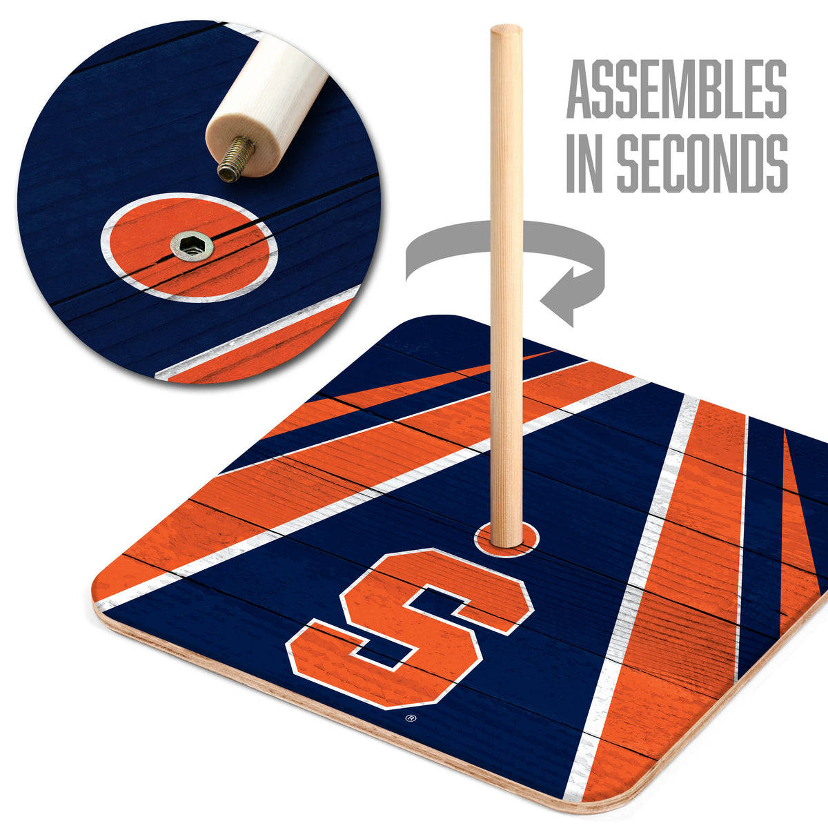 Syracuse Orange Horseshoe Bag Game