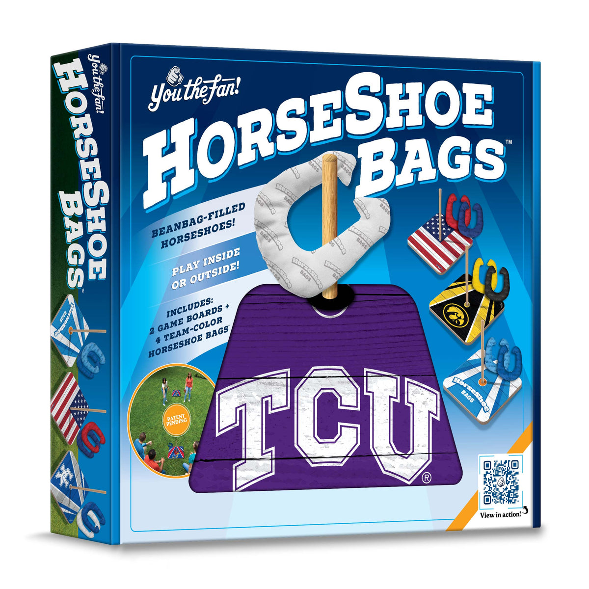 TCU Horned Frogs Horseshoe Bag Game