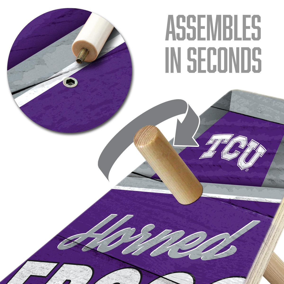 TCU Horned Frogs Ring Bag Game