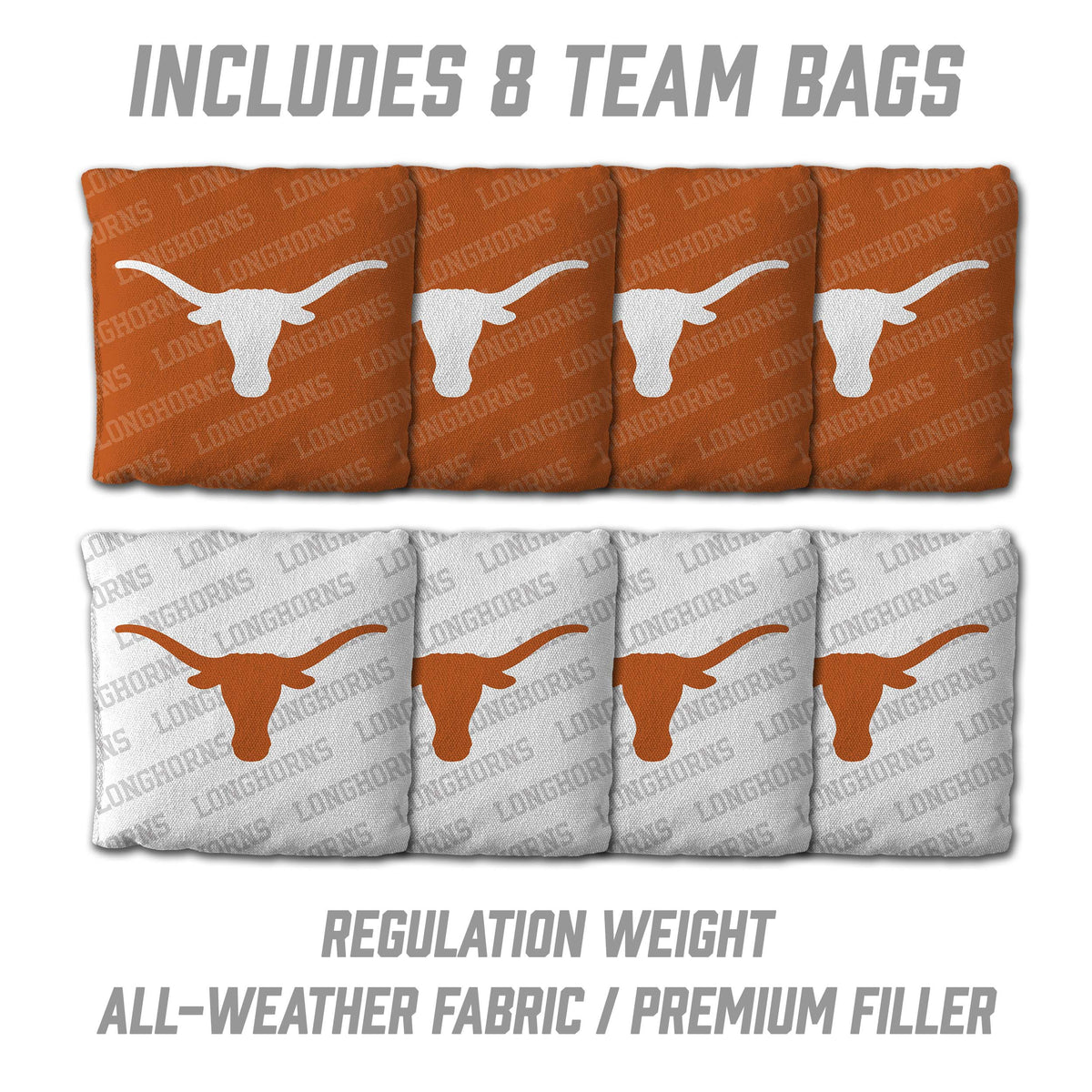 Texas Longhorns 2x3 All Wood Cornhole Game Set