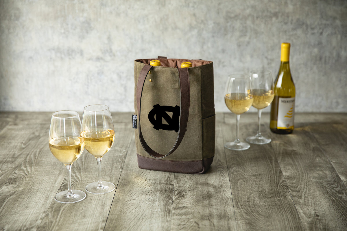 North Carolina Tar Heels 2 Bottle Insulated Wine Cooler Bag