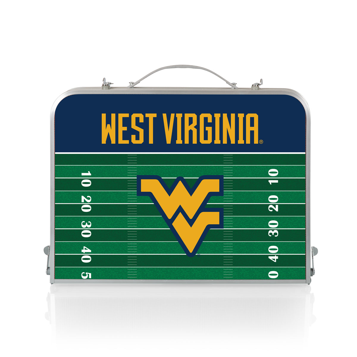 West Virginia Mountaineers Mini Portable Folding Table