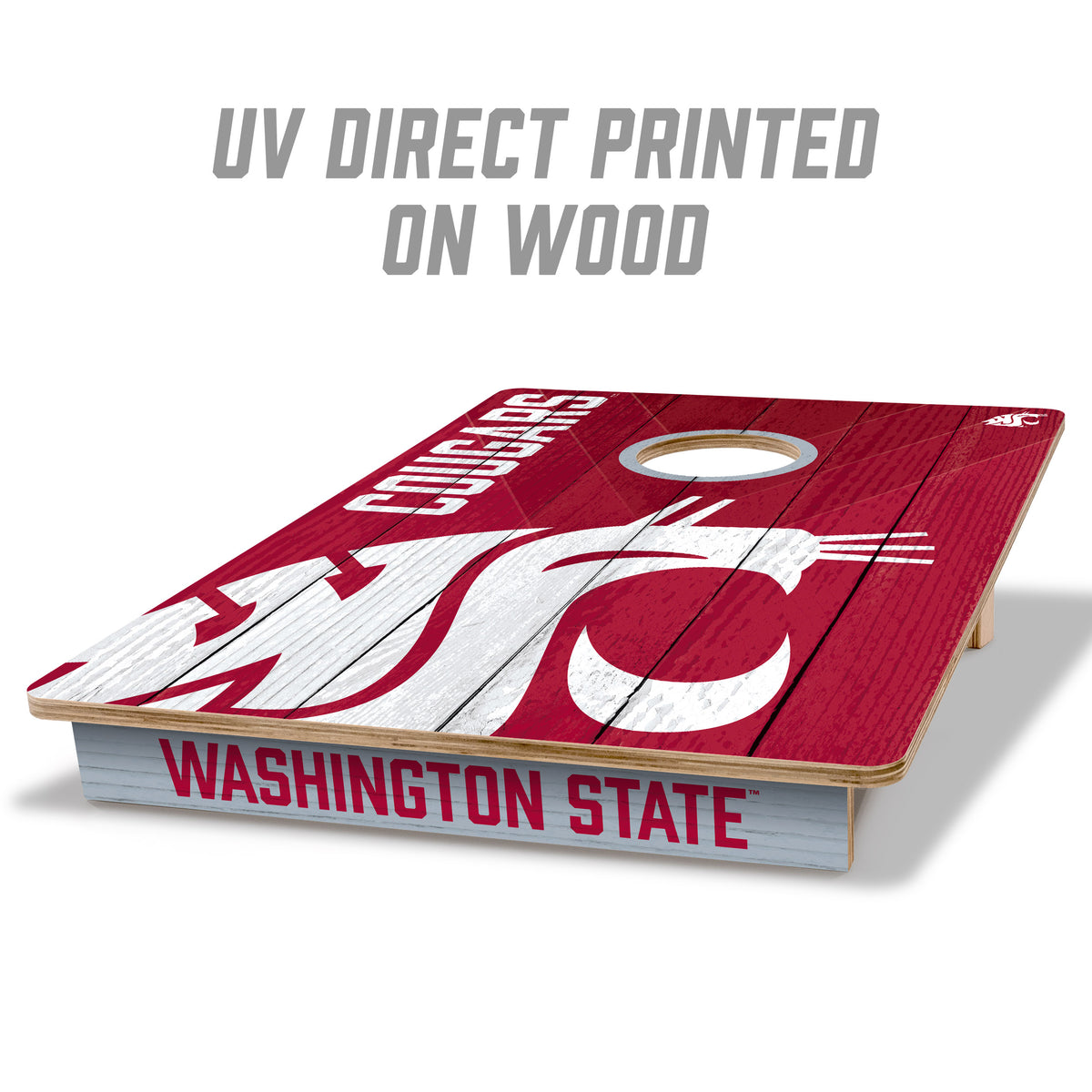 Washington State Cougars 2x3 All Wood Cornhole Game Set