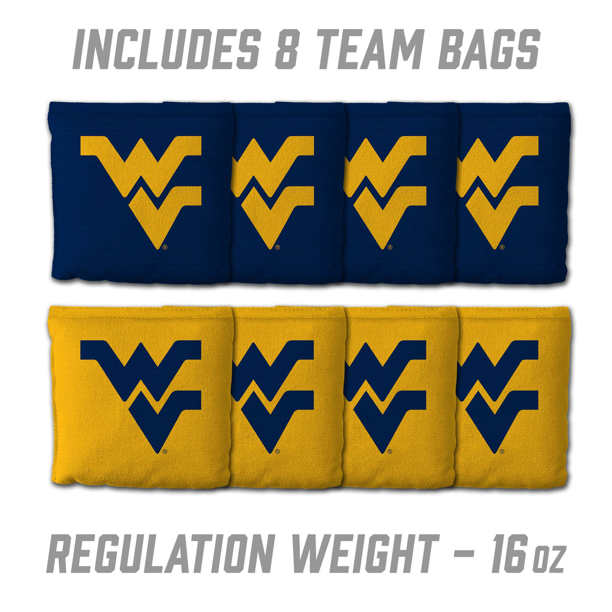 West Virginia Mountaineers 2x3 MDF Cornhole Game Set