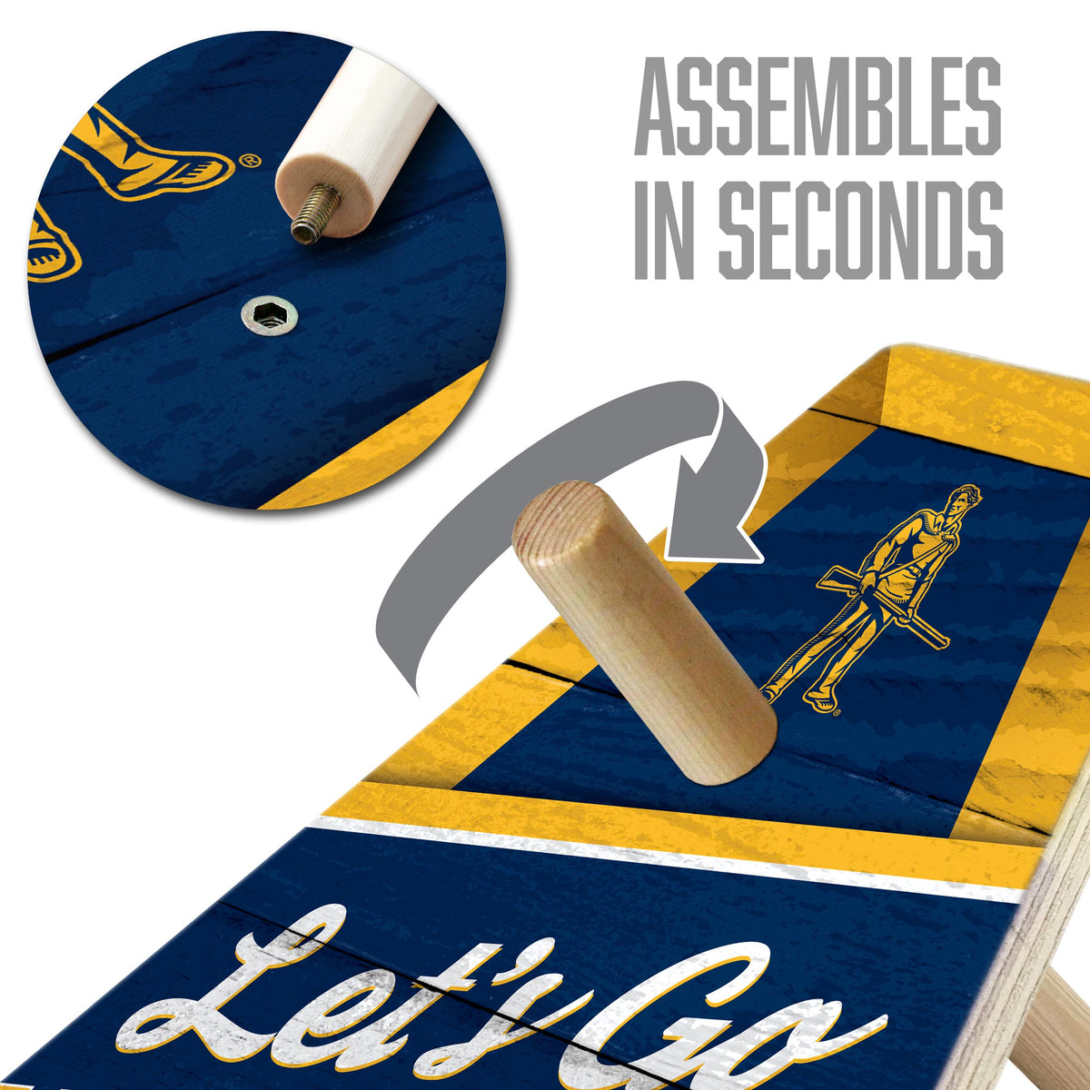 West Virginia Mountaineers Ring Bag Game
