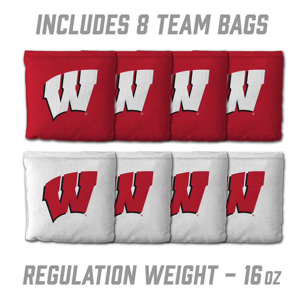 Wisconsin Badgers 2x3 MDF Cornhole Game Set