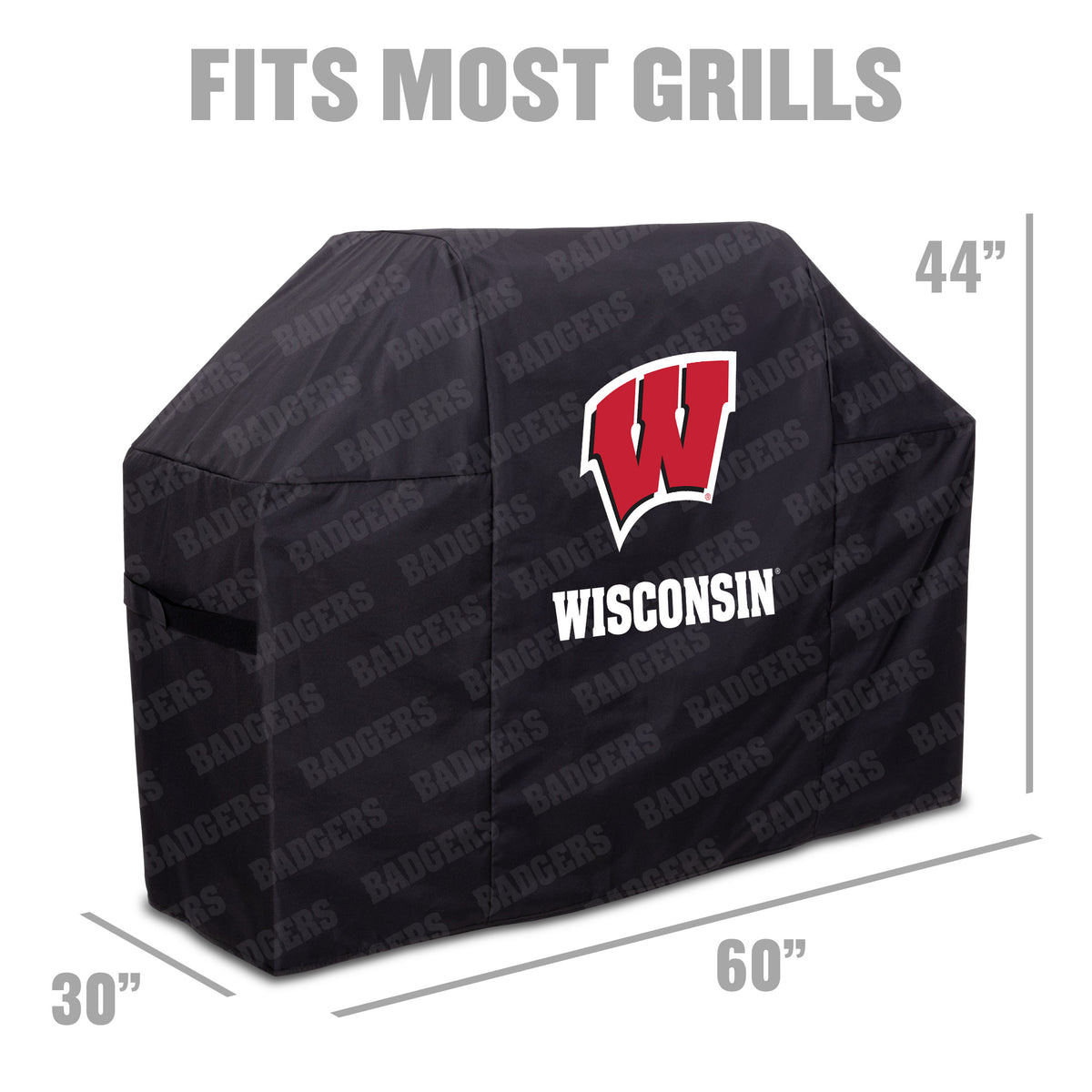 Wisconsin Badgers Heavy Duty Grill Cover