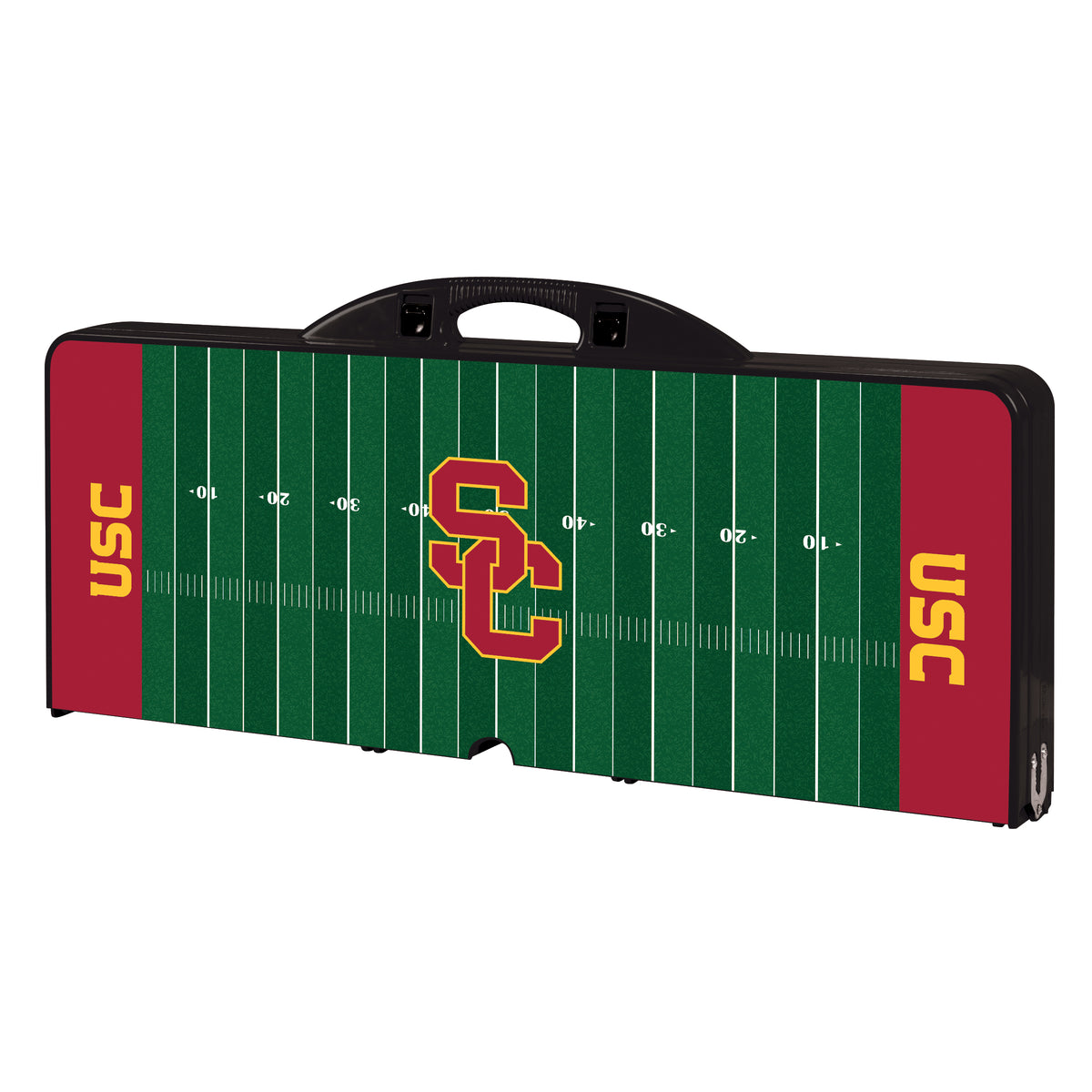 USC Trojans Portable Folding Picnic Table with Seats