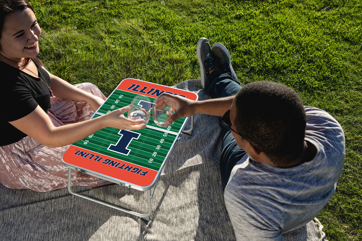 Illinois Fighting Illini Mini Portable Folding Table