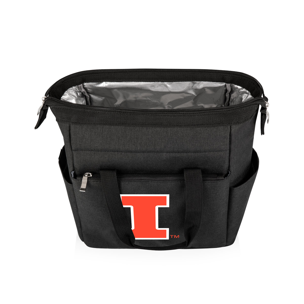 Illinois Fighting Illini On The Go Lunch Bag Cooler - Black