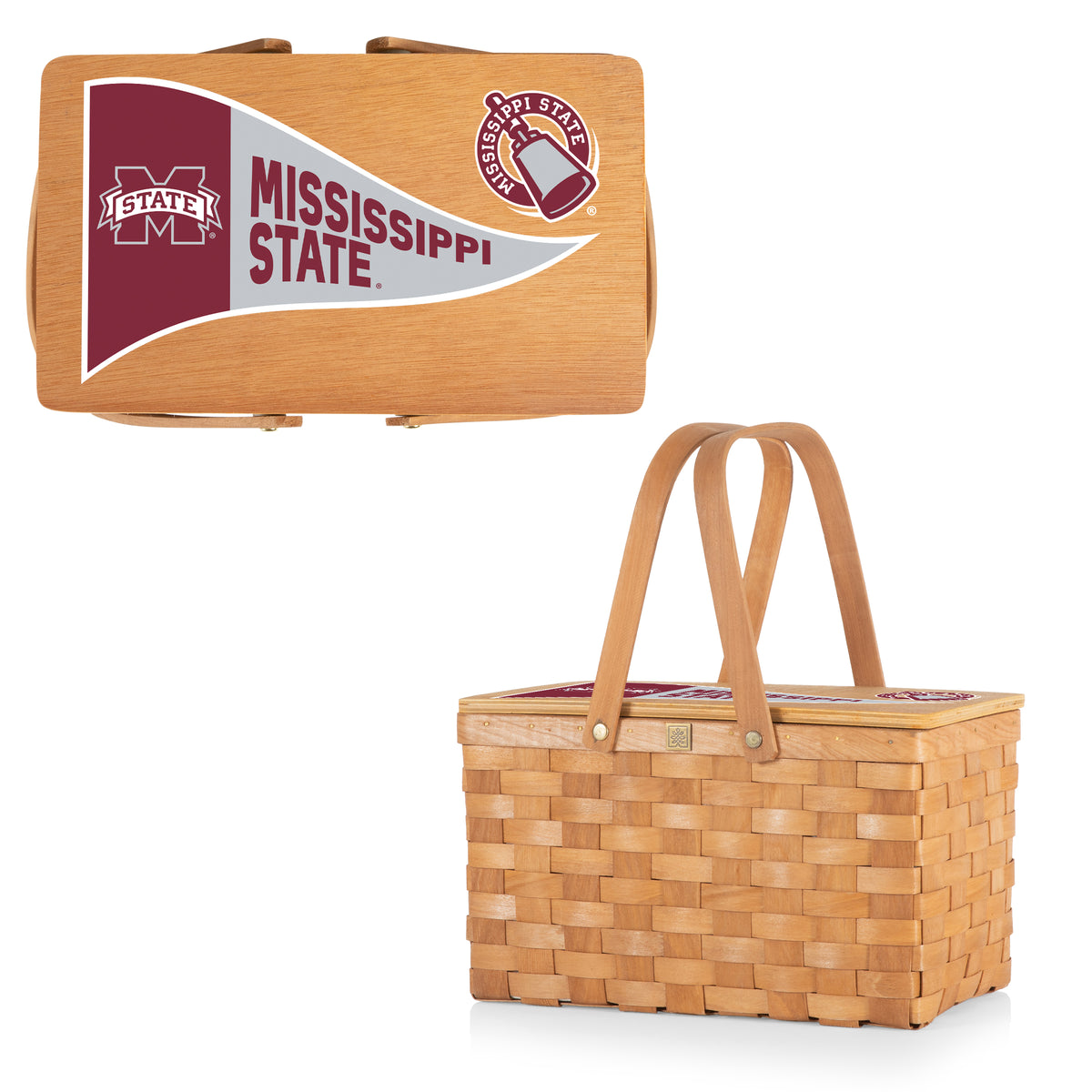 Mississippi State Bulldogs Poppy Personal Picnic Basket