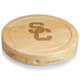 USC Trojans Brie Cheese Cutting Board & Tools Set