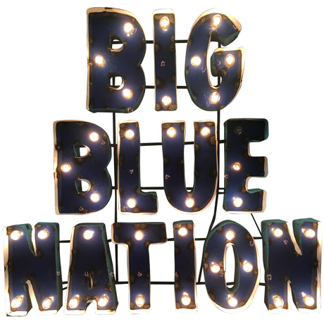 Kentucky Wildcats Recycled Metal Wall Decor Illuminated