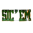 Baylor Bears Recycled Metal Wall Decor Sicem Illuminated
