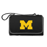 Michigan Wolverines Outdoor Picnic Blanket and Tote - Black