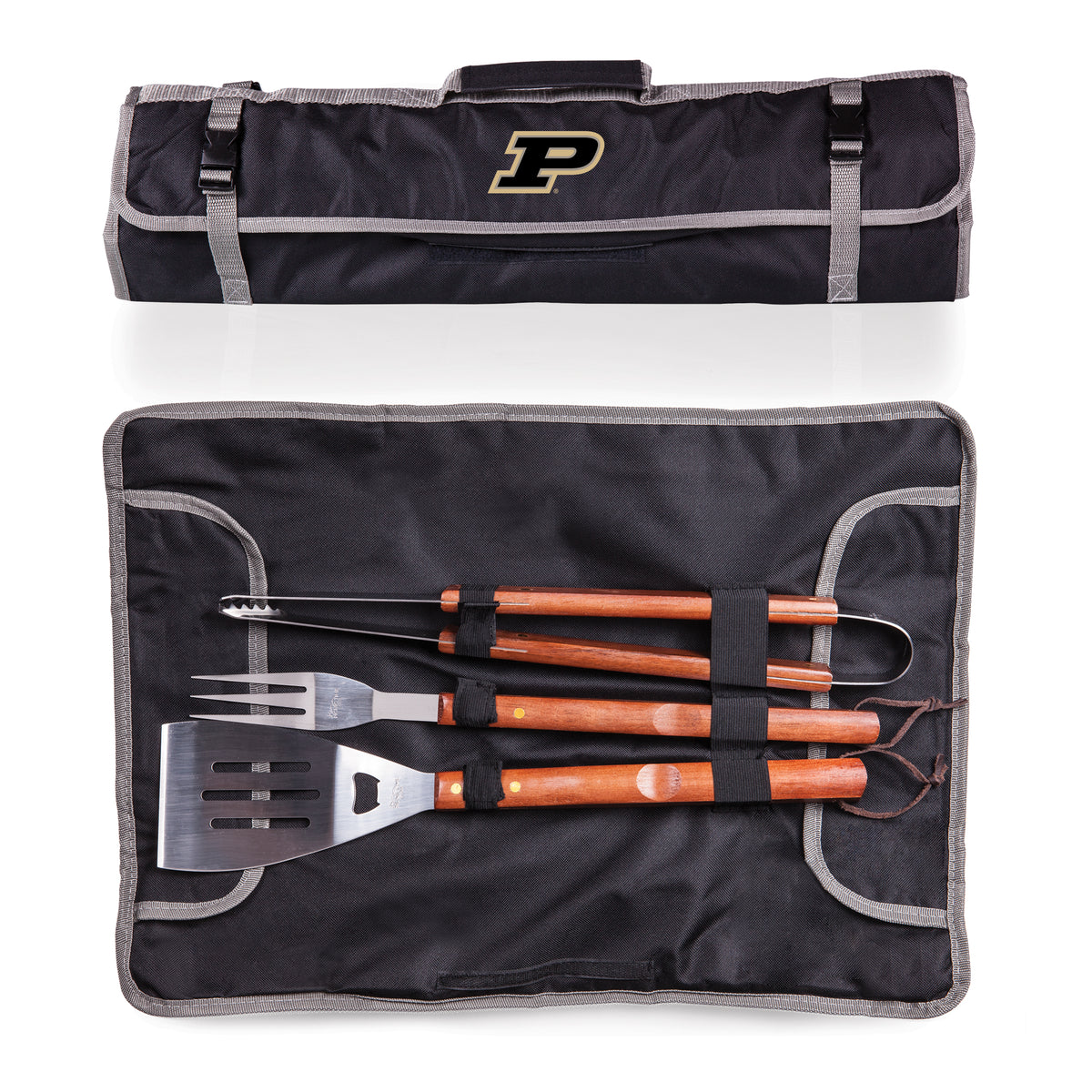 Purdue Boilermakers 3-Piece BBQ Tote & Grill Set