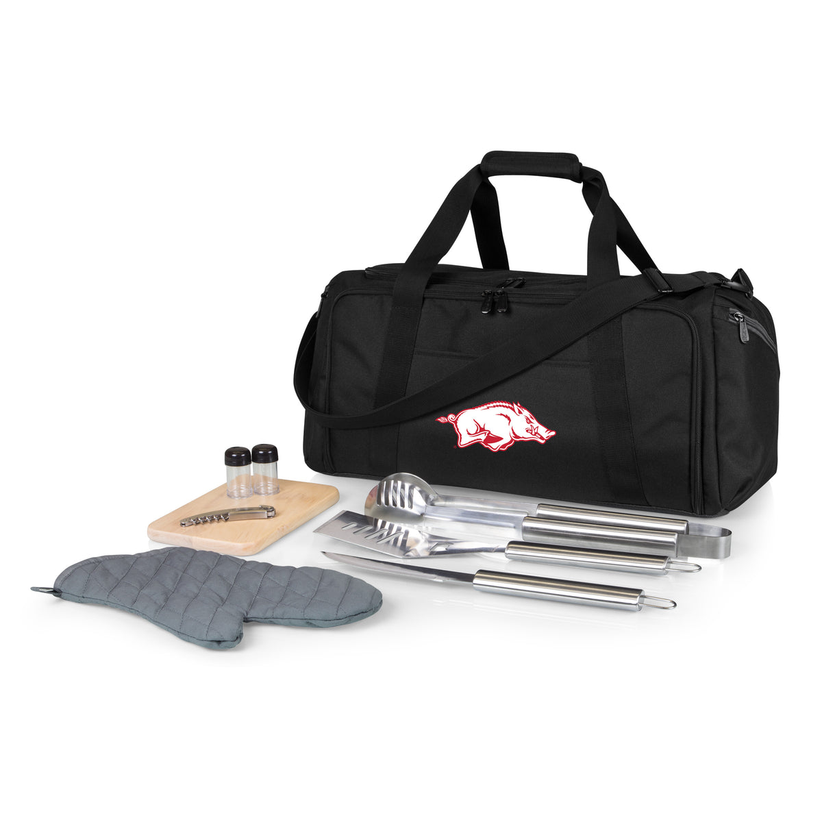 Arkansas Razorbacks BBQ Kit Grill Set & Cooler