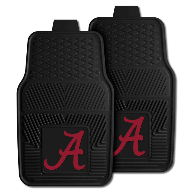 University of Alabama 2-pc Vinyl Car Mat Set