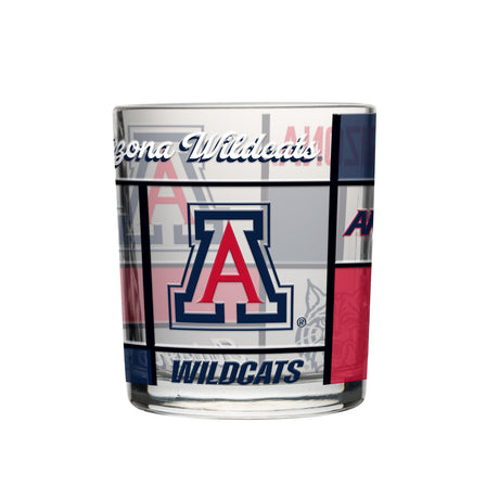 Arizona 12oz Quilted Stained Rocks Glass
