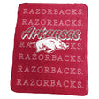 Arkansas Classic Repeating Team Name Fleece Throw