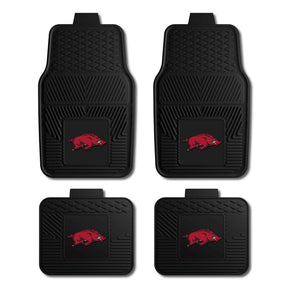 University of Arkansas 4-pc Vinyl Car Mat Set