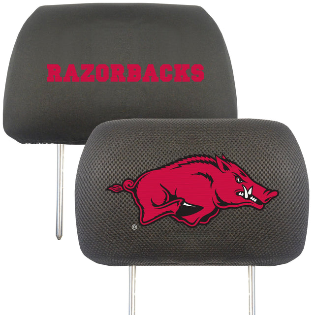 University of Arkansas Head Rest Cover