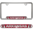 University of Arkansas Embossed License Plate Frame