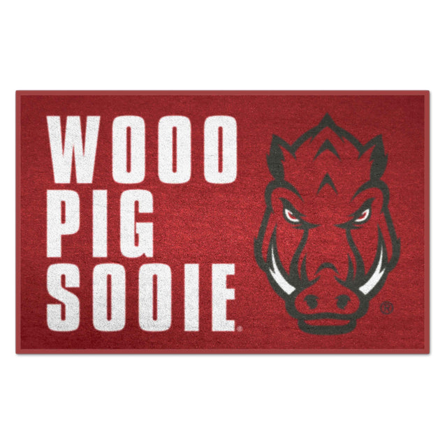 University of Arkansas Starter Mat - Slogan - Logo Brands