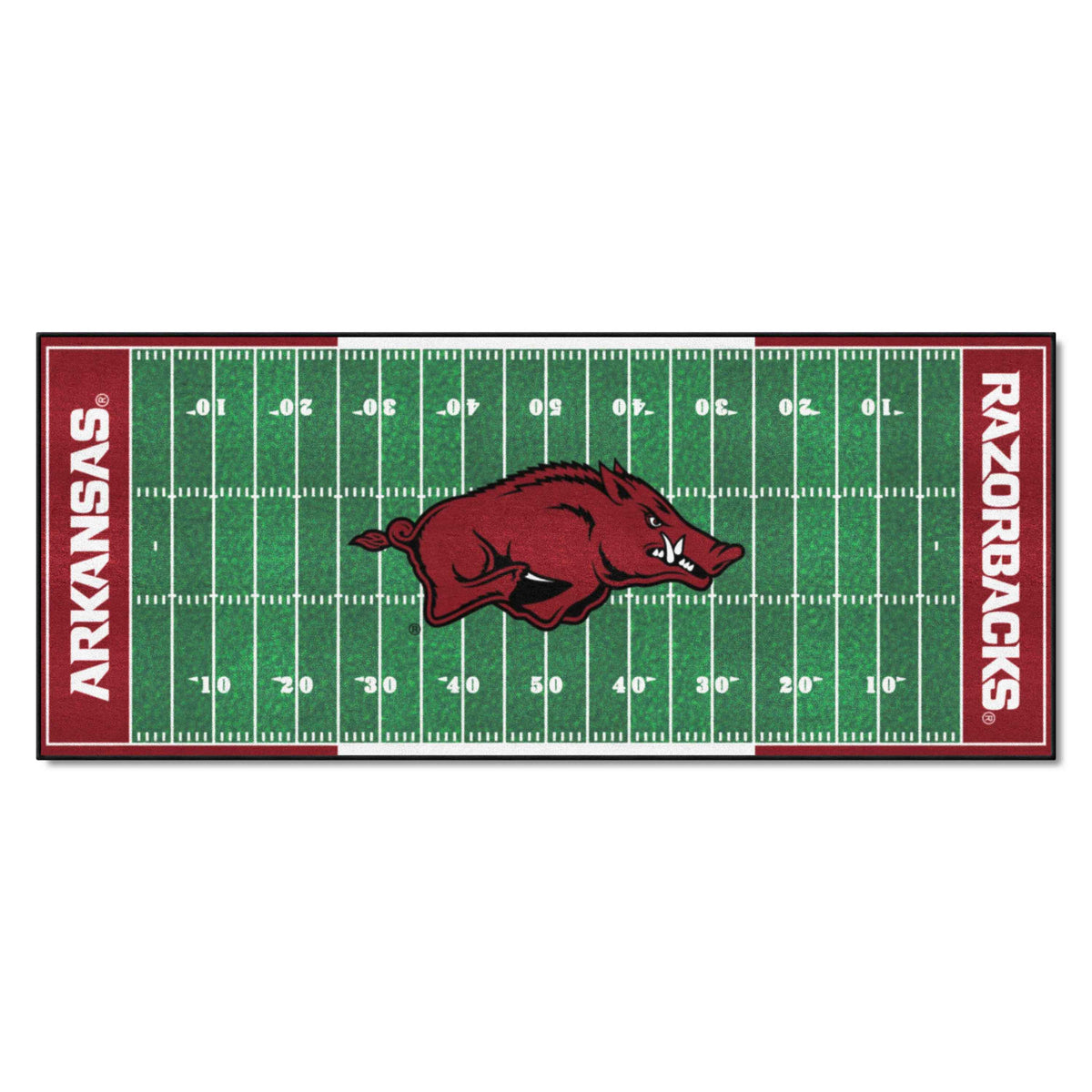 University of Arkansas Football Field Runner