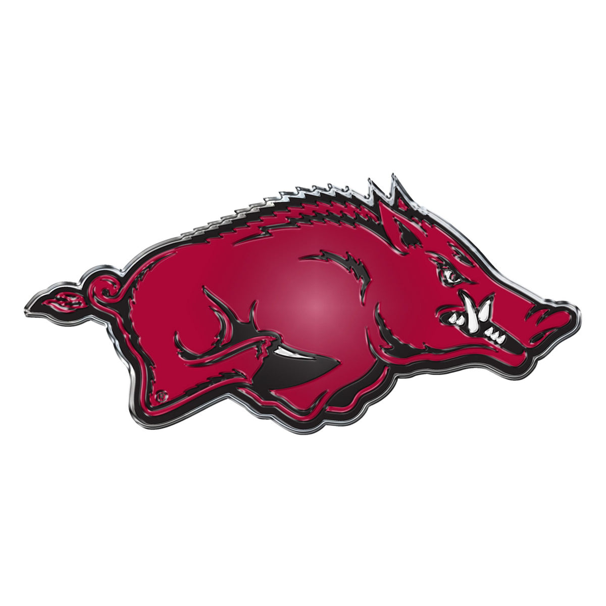 University of Arkansas Embossed Color Emblem