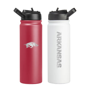 Arkansas 24oz SS Water Bottle 2 Pack