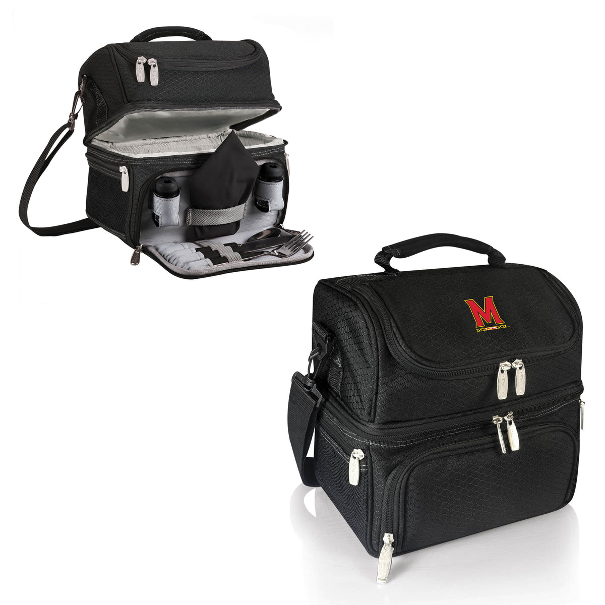 Maryland Terrapins Pranzo Lunch Cooler Bag - Black
