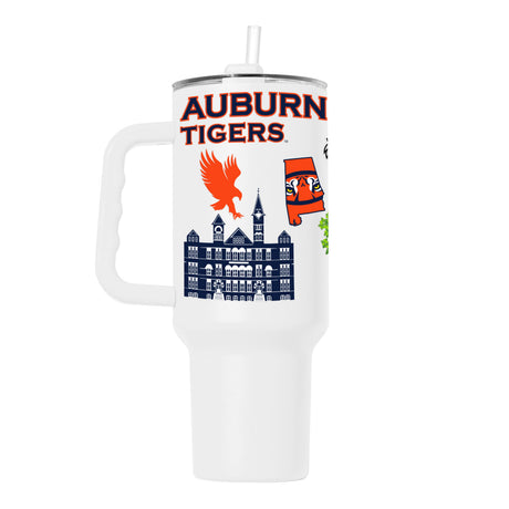 Auburn 40oz Native Powder Coat Tumbler - Logo Brands