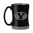BYU 14oz Black Tonal Relief Mug