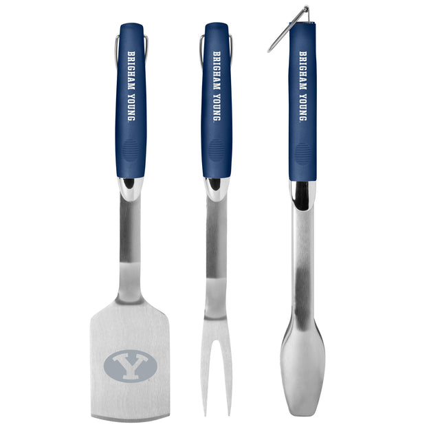 BYU Stainless Grill Set